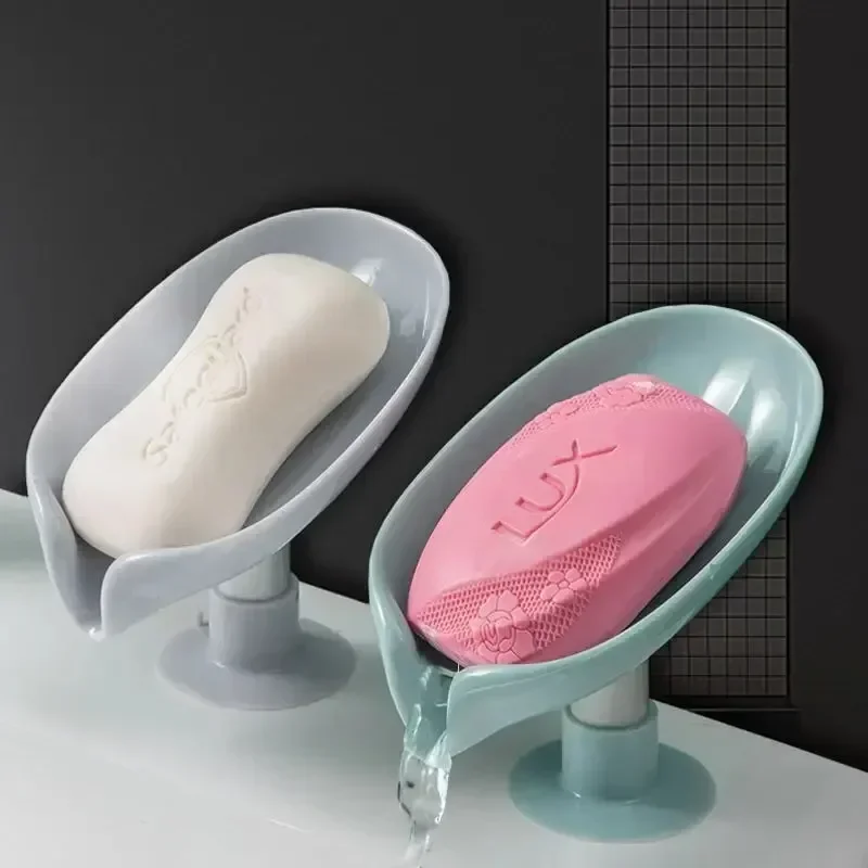 Kitchen Gadgets Gifts - حامل صابون على شكل ورقة شجر،