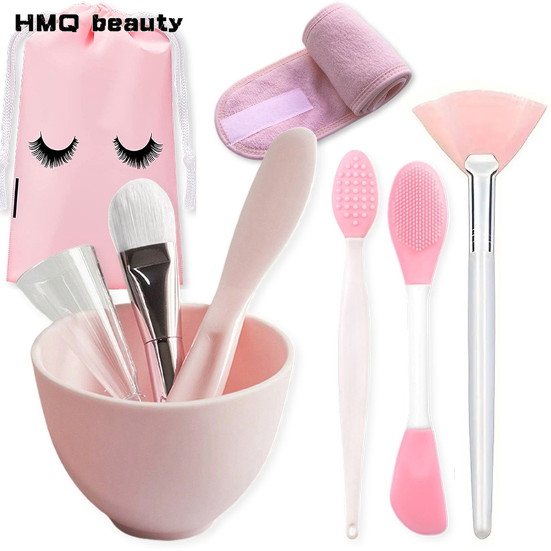 Silicone Spatula Set - 9 قطعة/المجموعة سيليكون قناع الوجه خلط