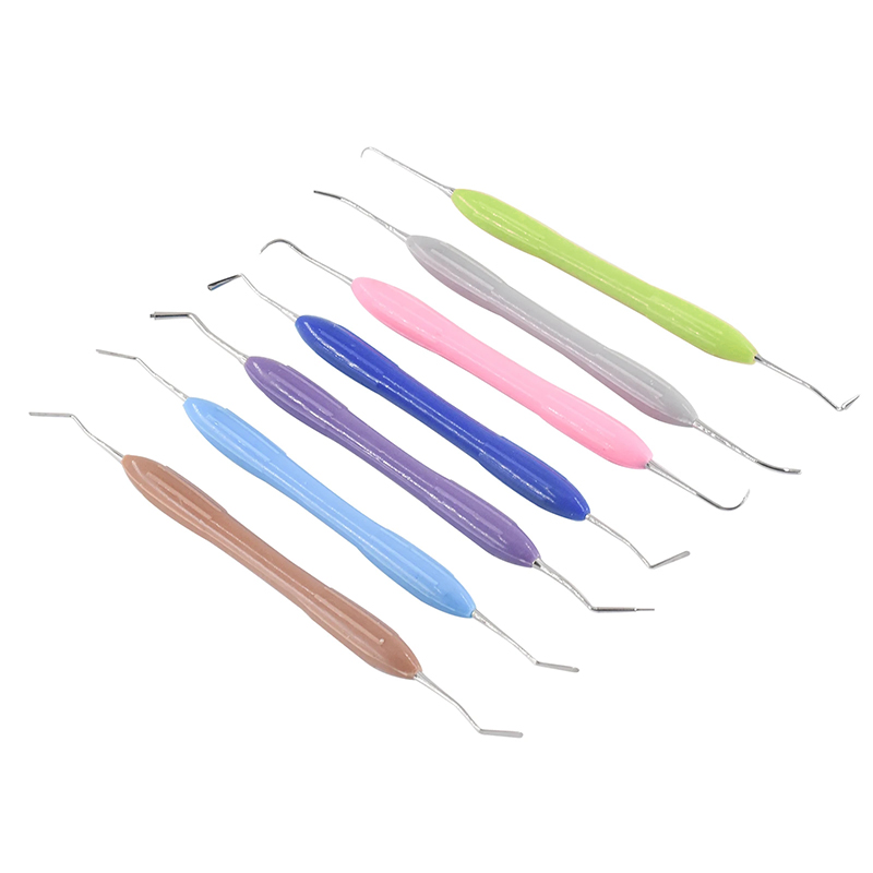 Silicone Spatula Set - 7 قطعة/المجموعة طب الأسنان الراتنج حشو