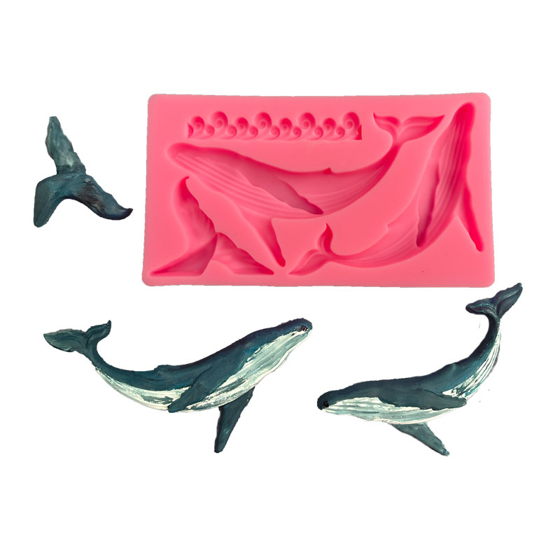 Kitchen Hanging Gadgets - Whale بها بنفسك الحوت قالب من