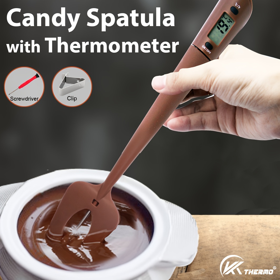 Kitchen Gadgets Under 100 - ملعقة حلوى رقمية مع مقياس حرارة،