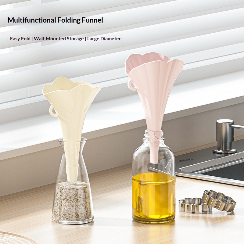 2/6 قطع قمع مطبخ قابل للطي من  - مراجعة Kitchen Gadgets For Small Kitchens وسعره