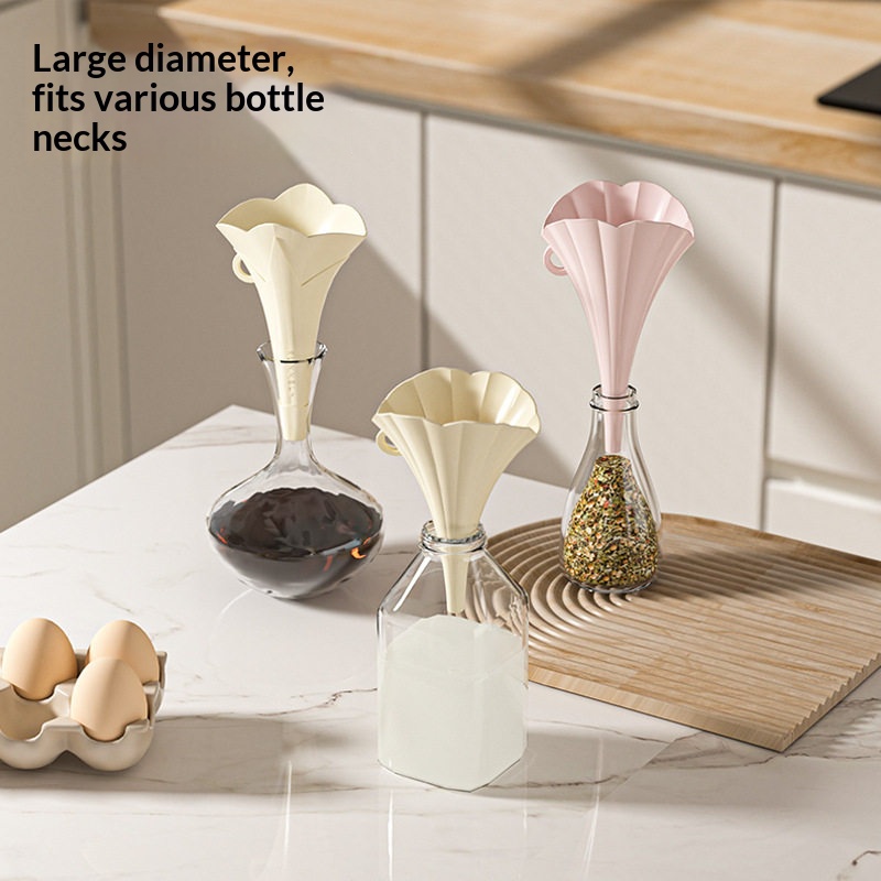 2/6 قطع قمع مطبخ قابل للطي من  - مراجعة Kitchen Gadgets For Small Kitchens وسعره