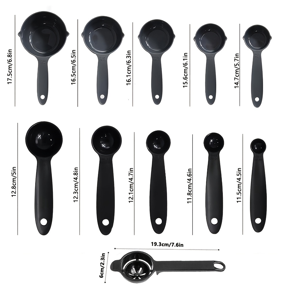 11 قطعة من أكواب القياس البلاس - مراجعة Kitchen Gadgets Gifts وسعره