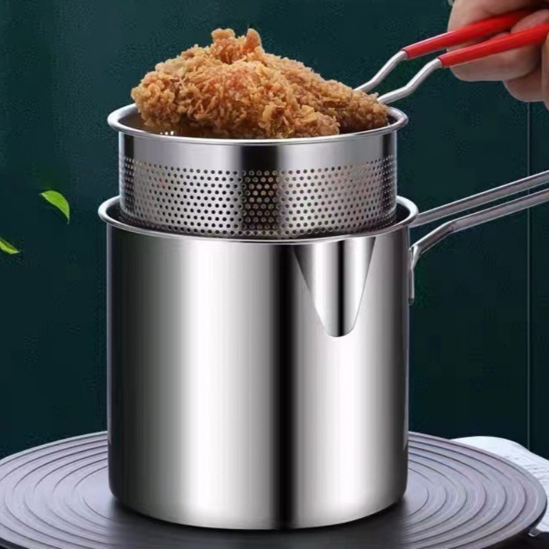 مقلاة عميقة من الفولاذ المقاوم - مراجعة Kitchen Gadgets Electronic وسعره