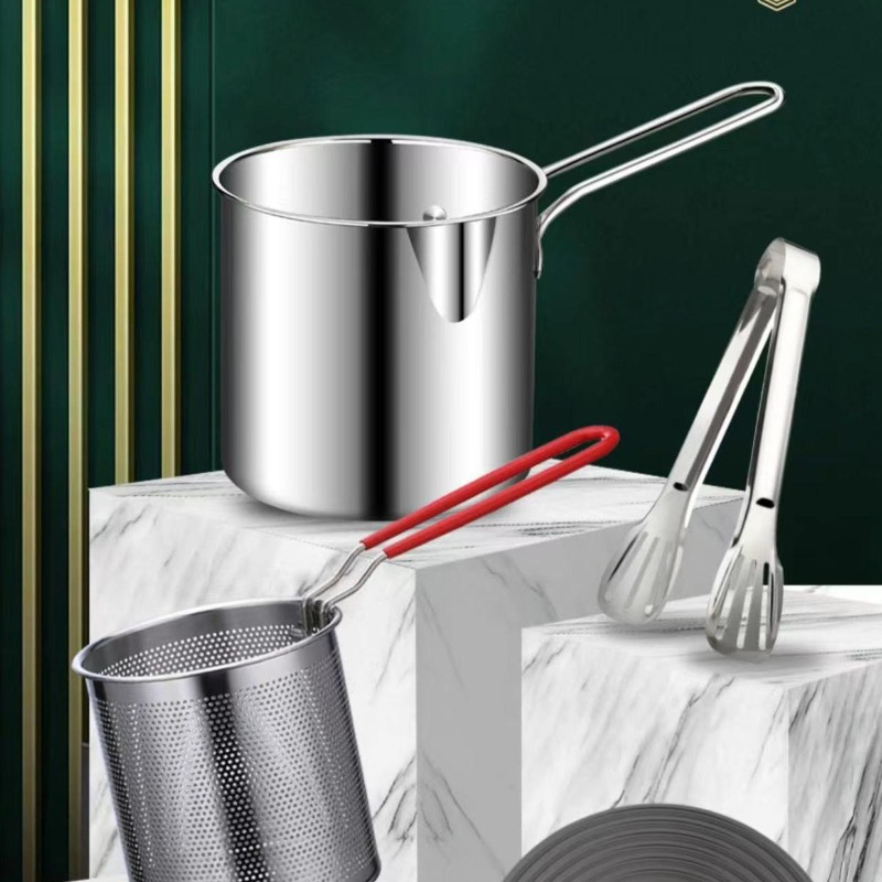 مقلاة عميقة من الفولاذ المقاوم - مراجعة Kitchen Gadgets Electronic وسعره