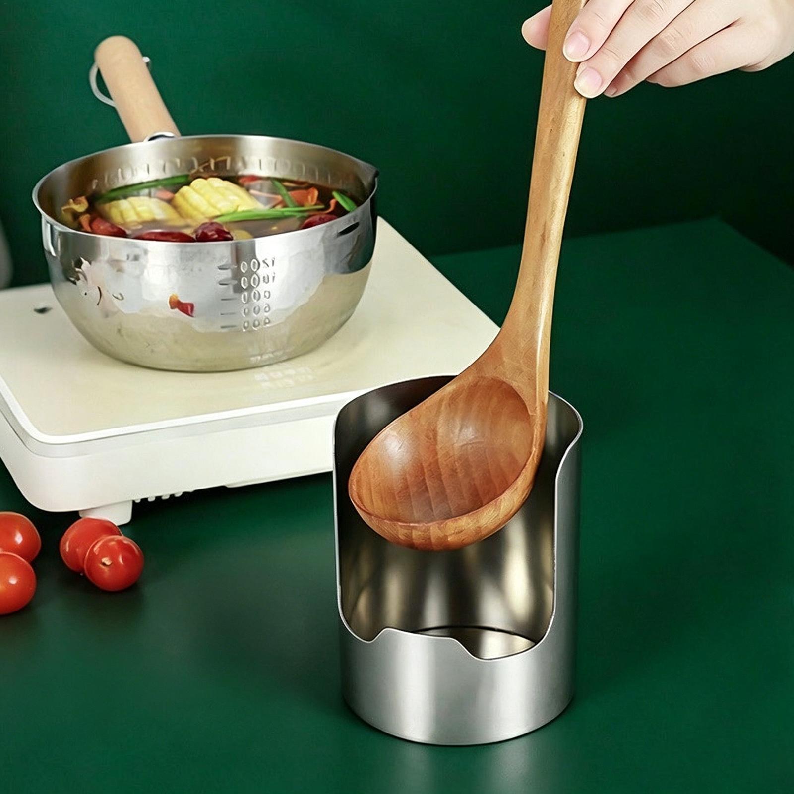 حامل ملاعق من الفولاذ المقاوم  - مراجعة Kitchen Gadgets Under 100 وسعره