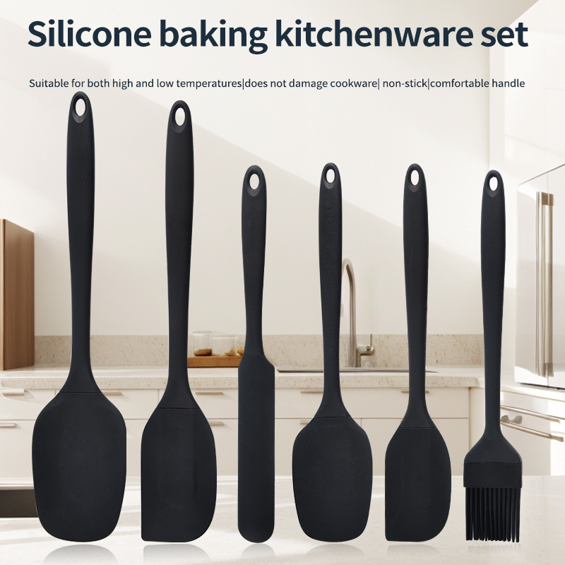طقم أدوات مطبخ سيليكون من 6 قط - مراجعة Silicone Spatula Set وسعره