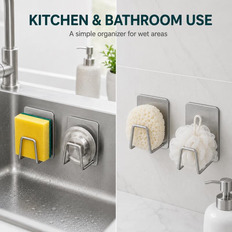 حامل إسفنج ذاتي اللصق من الفول - مراجعة Kitchen Gadgets Gifts وسعره
