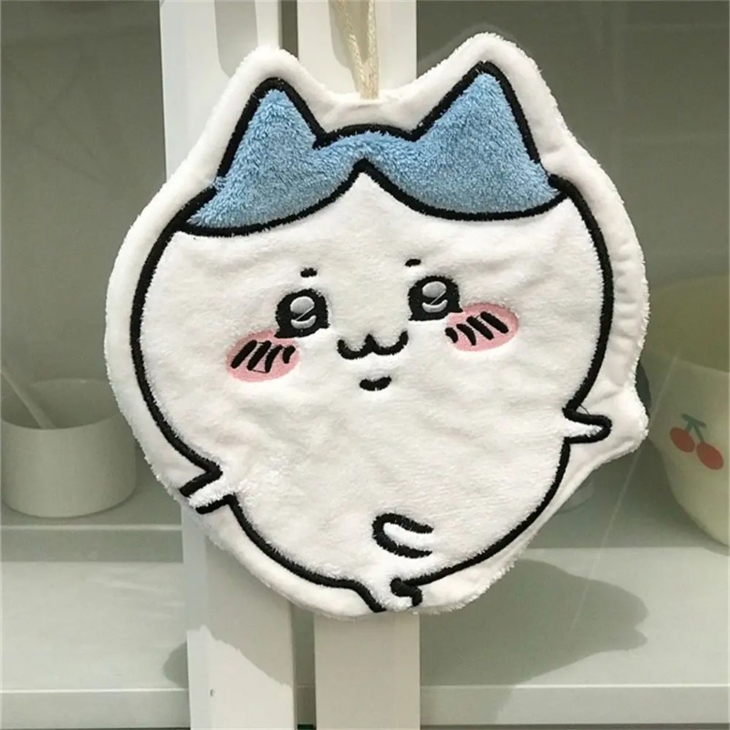 Chiikawa Usaqi Xiaobajii منشفة - مراجعة Kitchen Hanging Gadgets وسعره