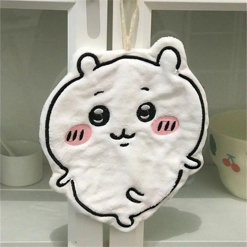 Chiikawa Usaqi Xiaobajii منشفة - مراجعة Kitchen Hanging Gadgets وسعره