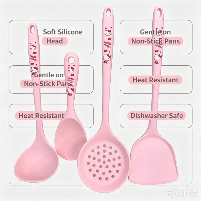 مجموعة أدوات مطبخ سيليكون بطبا - مراجعة Silicone Spatula Set وسعره