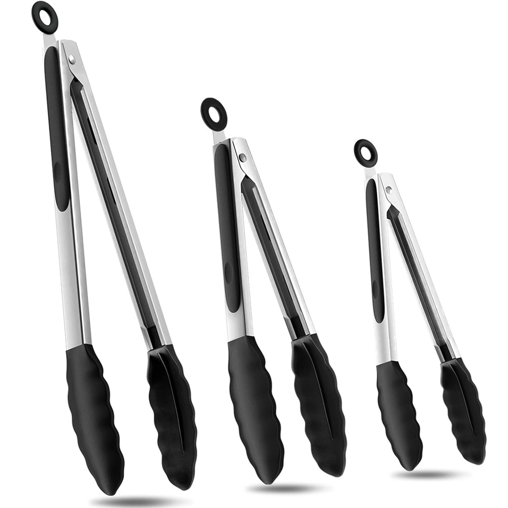 سيليكون شواء شواء ملقط المطبخ  - مراجعة Kitchen Gadgets Gifts وسعره
