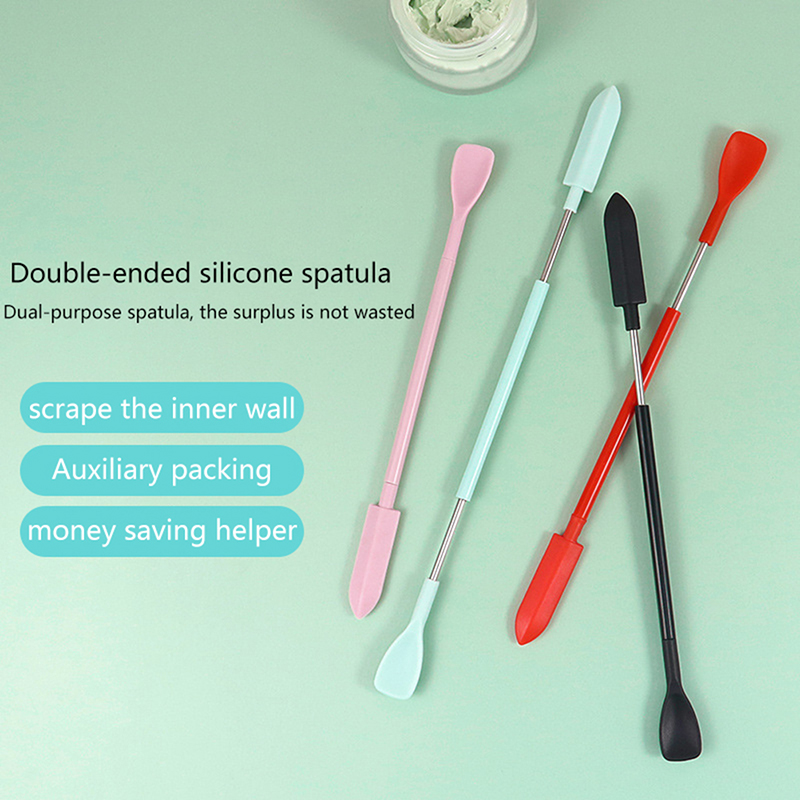 طقم كاشطة سيليكون برأسين ، ملع - مراجعة Silicone Spatula Set وسعره