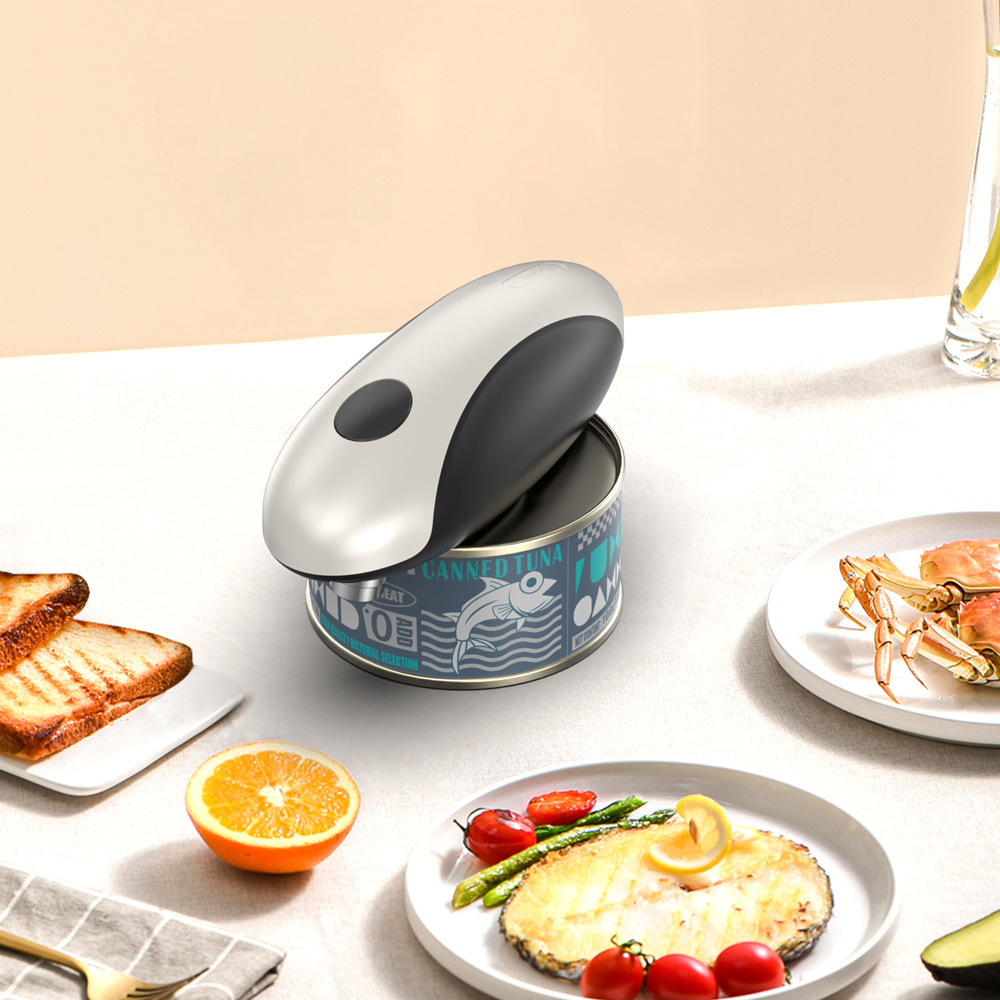 فتاحة علب كهربائية أوتوماتيكية - مراجعة Kitchen Gadgets In Amazon وسعره