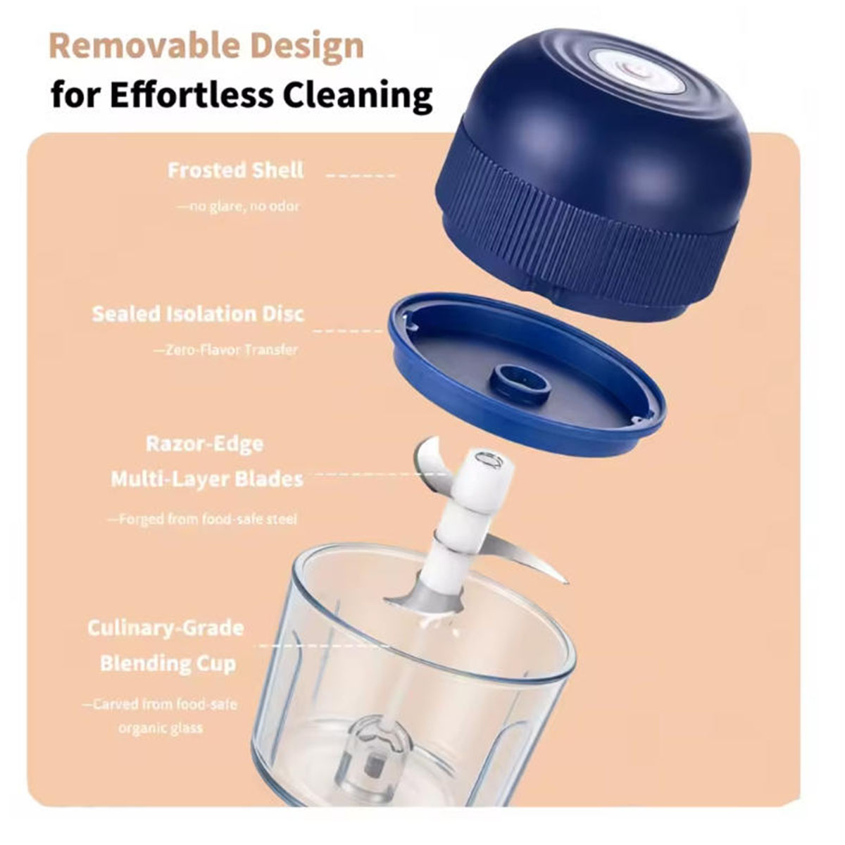 قطعة واحدة: مفرمة ثوم كهربائية - مراجعة Kitchen Gadgets Gifts وسعره