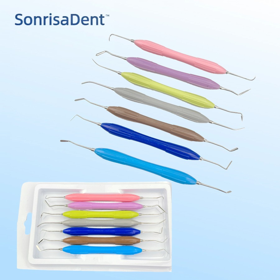 أداة طب الأسنان ملاعق الراتنج  - مراجعة Silicone Spatula Set وسعره