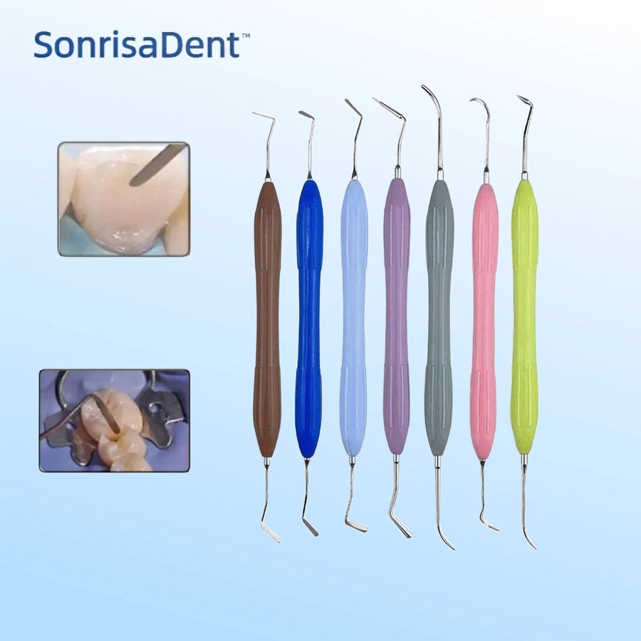 أداة طب الأسنان ملاعق الراتنج  - مراجعة Silicone Spatula Set وسعره