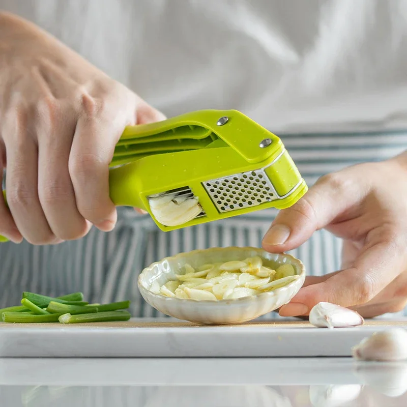 2 في 1 آلة تقطيع الثوم والقطاع - مراجعة Kitchen Gadgets Gifts وسعره