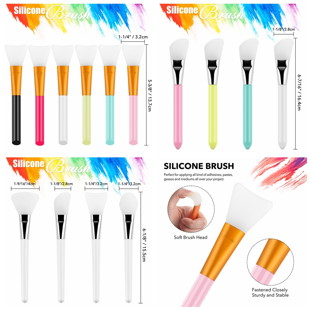 فرشاة حرفية من السيليكون، فرش  - مراجعة Silicone Spatula Set وسعره
